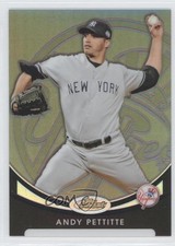 2010 Topps Finest Refractor 373/599 Andy Pettitte #125 6m1