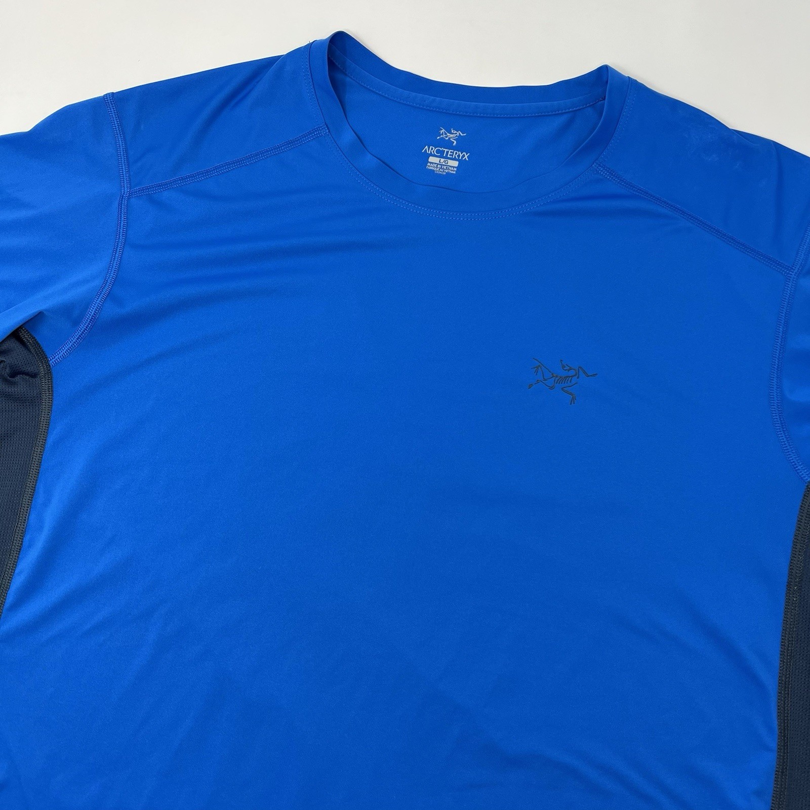 ARC'TERYX T shirt Arcteryx uomo Ether Crew manica corta leggera blu grande