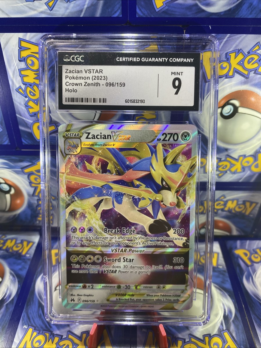 Zacian VSTAR 096/159 SWSH: Crown Zenith Holo for sale online | eBay