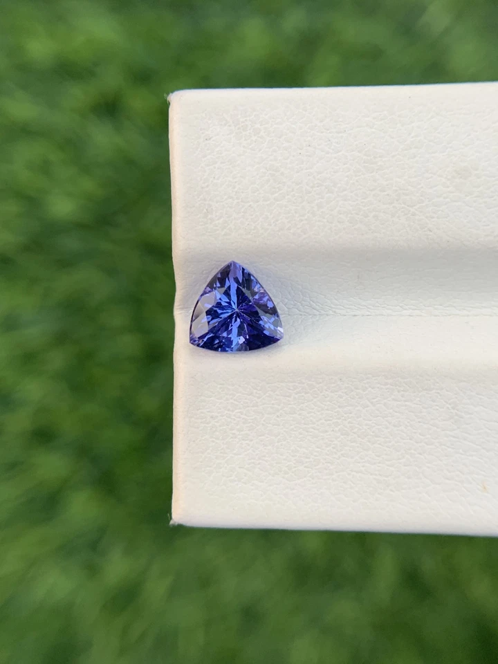 7毫米万亿坦桑石散装宝石用于珠宝制作认证放大镜清洁 — 第 4/4 张图片