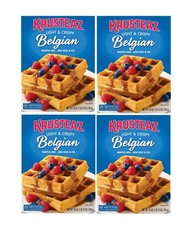 Krusteaz LIGHT & CRISPY Belgian Waffle Mix, confezione da 28 once (confezione da 4), migliore entro: 2027