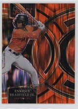 2024 Panini Select Premier Level Orange Flash Prizm Enrique Bradfield Jr #4 0l7n