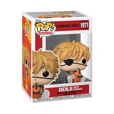 Denji with Pochita Pop! Vinyl #86484 Chainsaw Man Funko Pop Vinyl box and figure