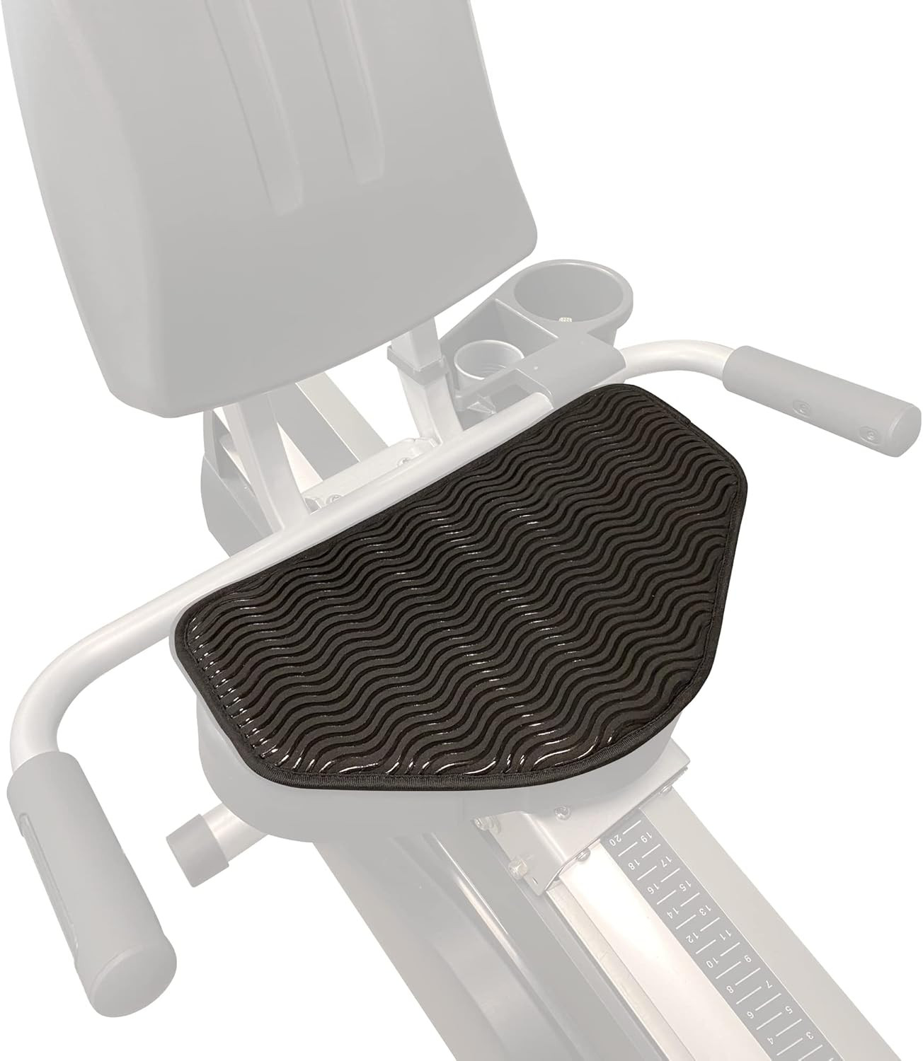 Recumbent Bike Seat Cushion - Anti-Slip Extra-Wide Seat Pad for Desk and Exercis