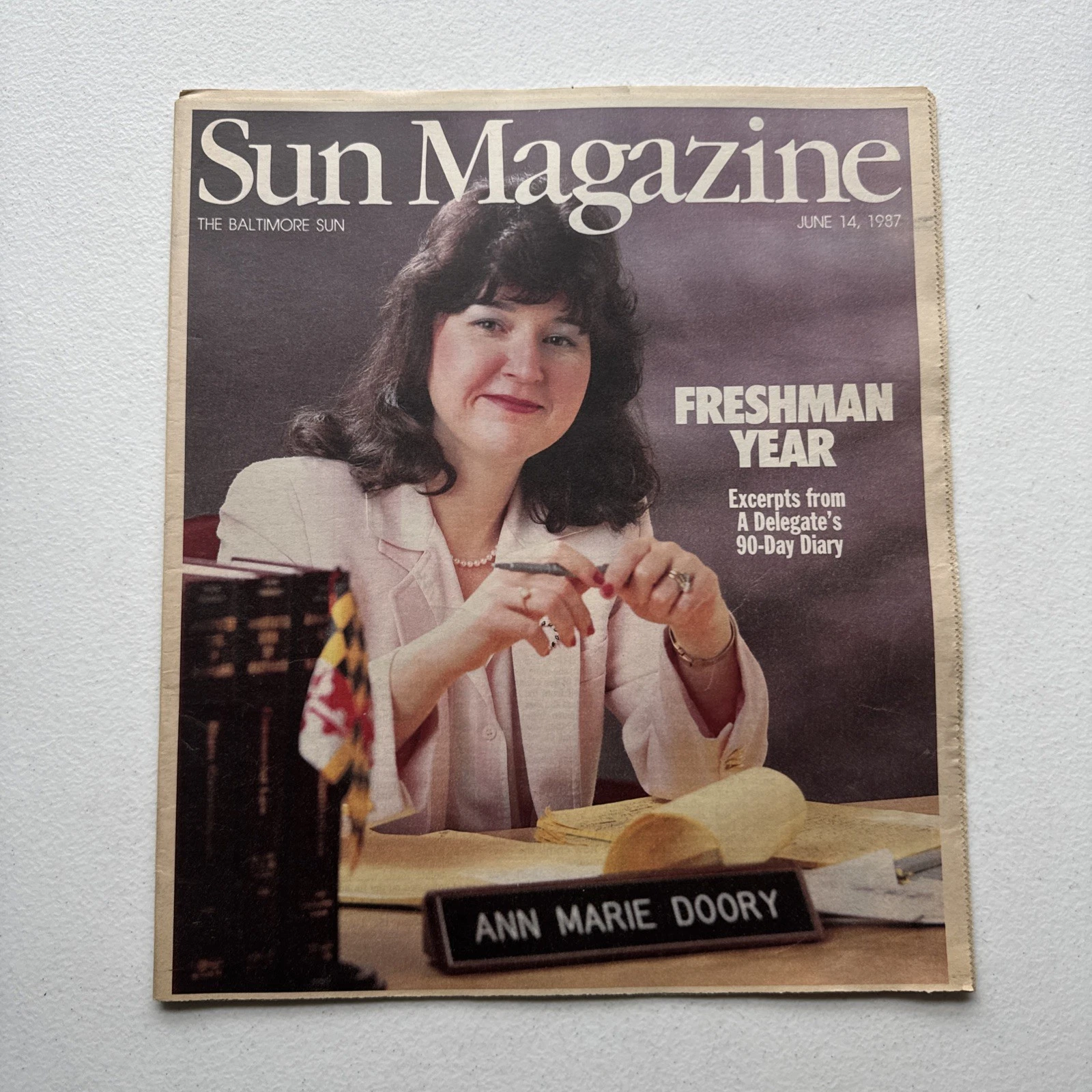 Sun Magazine The Baltimore Sun June 14, 1987 Vintage Magazine - 画像1/17