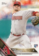 Lot of (10) 2016 Topps Mini ZACK GODLEY Rookie Card SP/1000 #290 Diamondbacks
