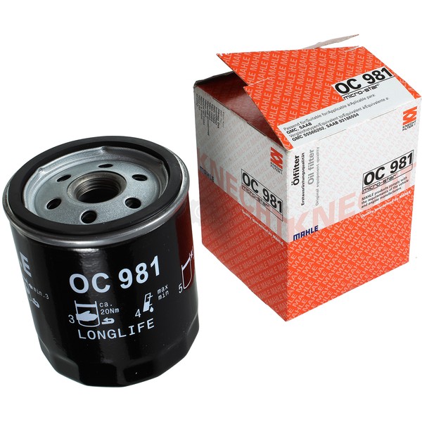 Original Mahle / Knecht ÖLfilter OC 981 Oil Filter-image