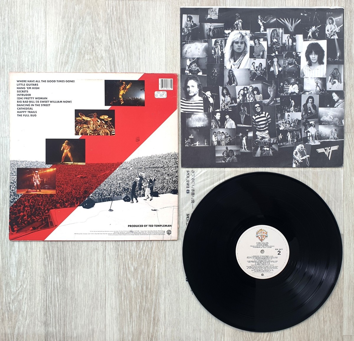 VAN HALEN Lot of 9 LP Vinyl Collection Original Japan w