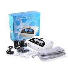 LCD Professional Dual Ion Detox Ionic Foot Bath Spa Clean Machine Infrared Belt