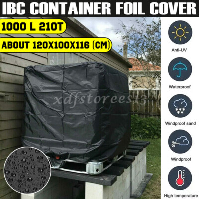 Outdoor Garden Rain Water Protective Cover For IBC Tank 1000L Storage Container