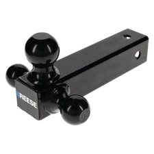 Reese Tri-Ball Trailer Hitch Ball Mount 14000 lbs Heavy Duty For 2-1/2" Receiver