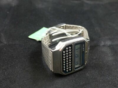 NOS VINTAGE ALBA (por SEIKO pulsar) RELOJ DE ALARMA DE CALCULADORA