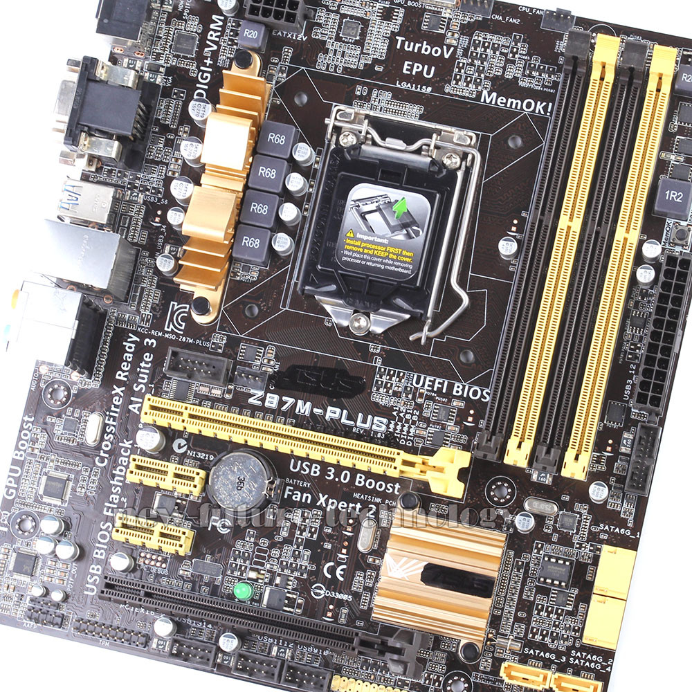 マザーボード Z87M-PLUS RX570 8GB DDR3 16GB xeon1225V3 ASUS