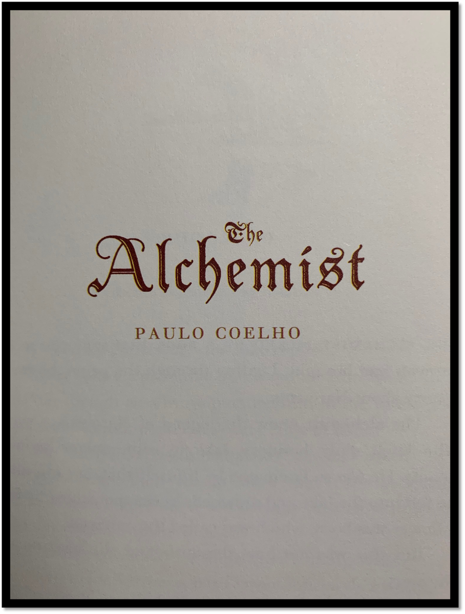 The Alchemist Gift Edition by Paulo Coelho Deluxe Slipcased