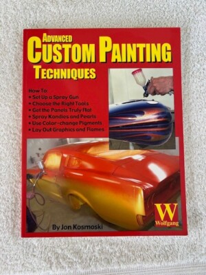 Advanced Custom Painting Techniques, Jon Kosmoski, Book Vintage Painting New