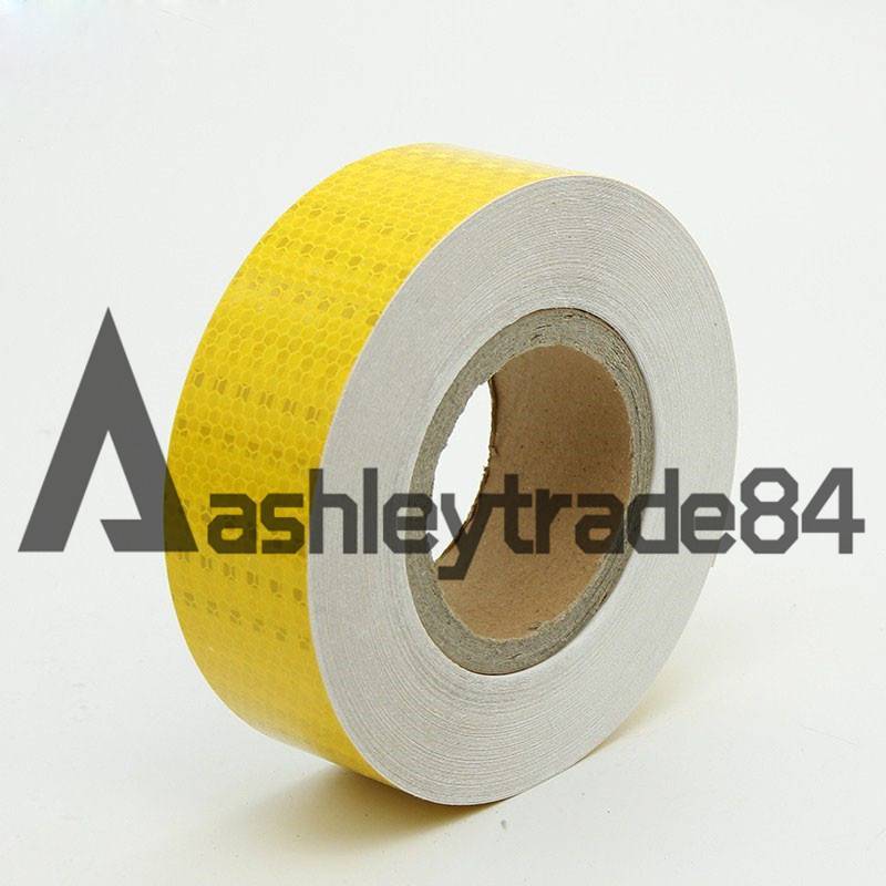 DOT-C2 Reflective Tape Roll - 2 Inch X 150 Feet, Yellow/Orange, For Trucks, Trailers, Boats - View #2
