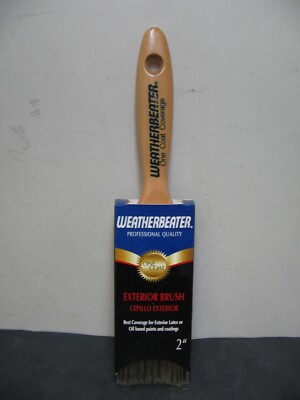 Weatherbeater One Coat Exterior Brush 2'' Latex or Oil Brush BRAND NEW