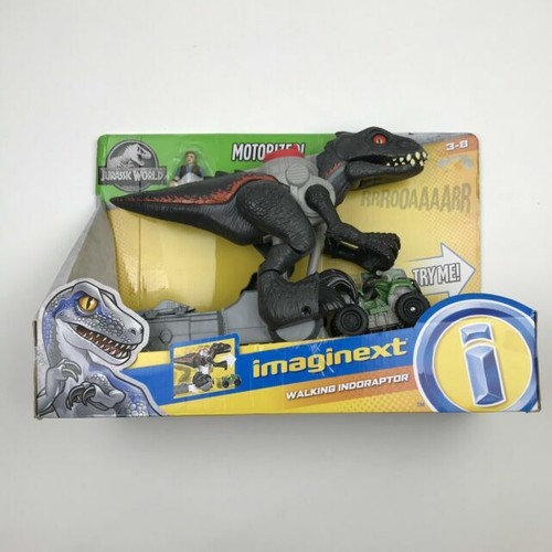 imaginext walking indoraptor gift set