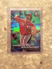 2018 Bowman Platinum Tony Santillan Prismatic Prodigies Purple /250
