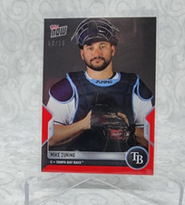 Topps Now 2022 camino al día de apertura Mike Zunino Rays rojo paralelo #6/10