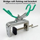 <!--F#f_0-->Metal Fishing Pole Holder Rod Heavy Duty Stainless Steel with 360 Degree<!--F/-->