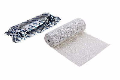 ROMED MEDICAL Romed Gipsbinden 6 Rollen x 3 m | ideal zum Basteln | Größe: 7,5 cm x 3 m