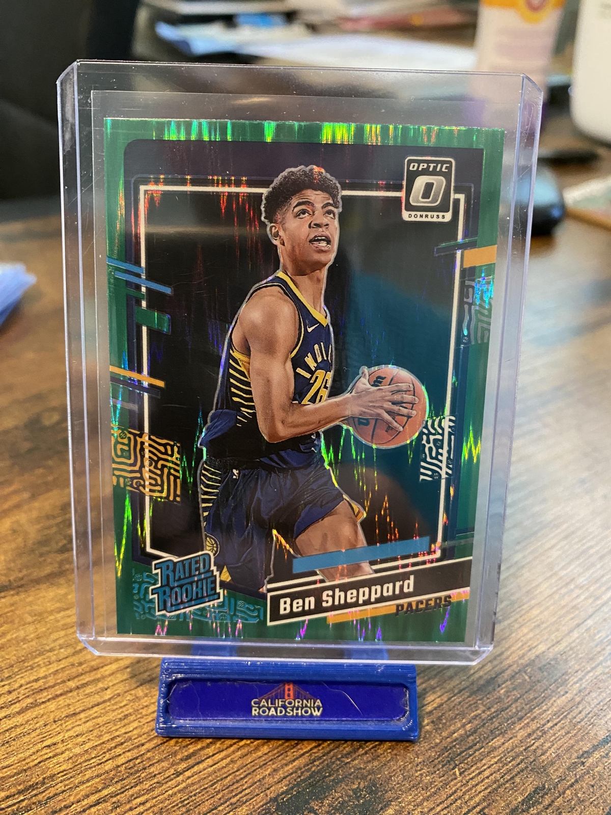 2023-24 Donruss Optic #221 Ben Sheppard Green Shock