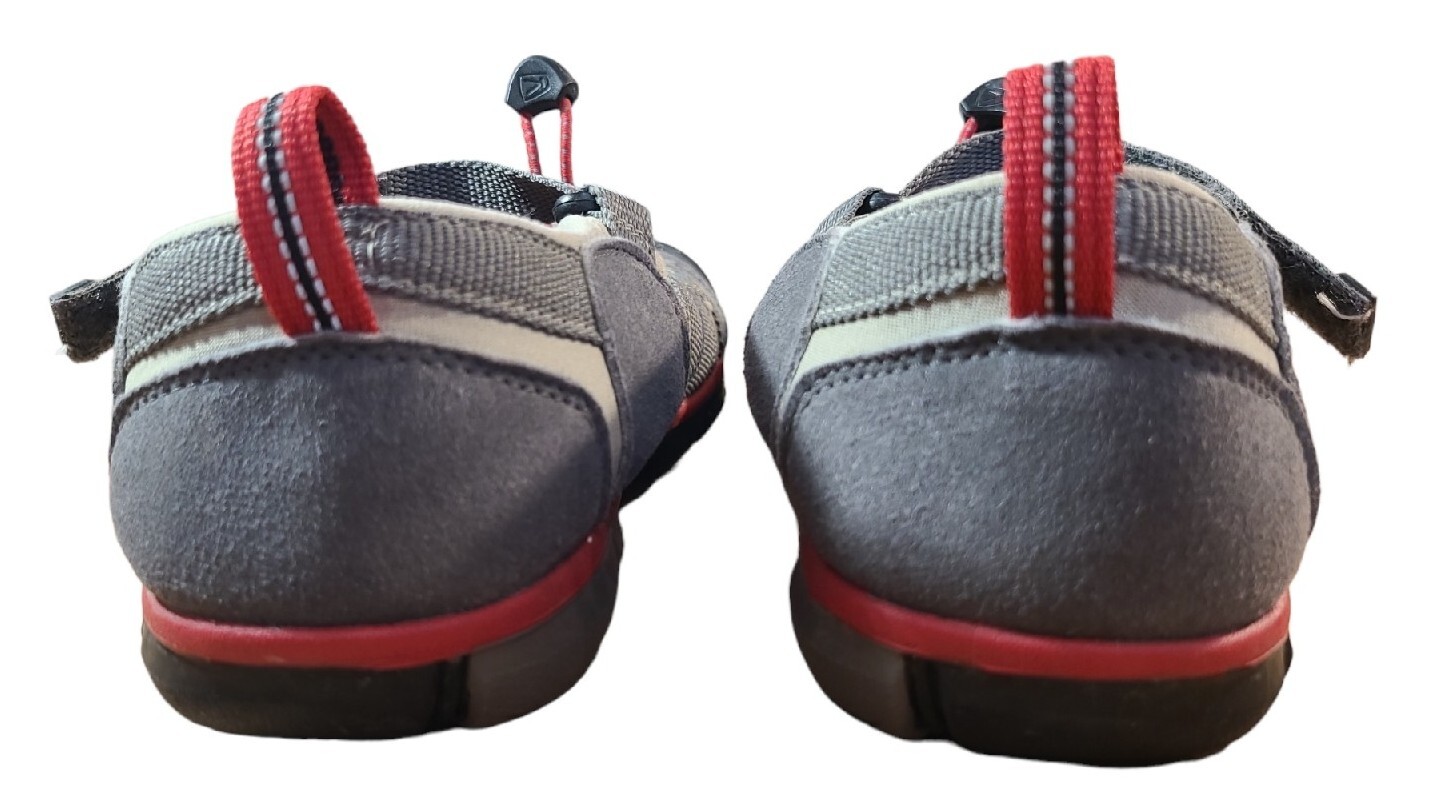 Sandali Keen bambino grande taglia 5 grigio rosso ragazzo Sea Camp II scarpe acqua