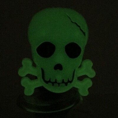 Bath & Body Works Glow-in-the-Dark Skull Crossbones Wallflower Diffuser Rare 