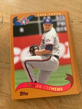 3x ROGER CLEMENS 2020 Topps Baseball BASE LOT (2002 style) #258