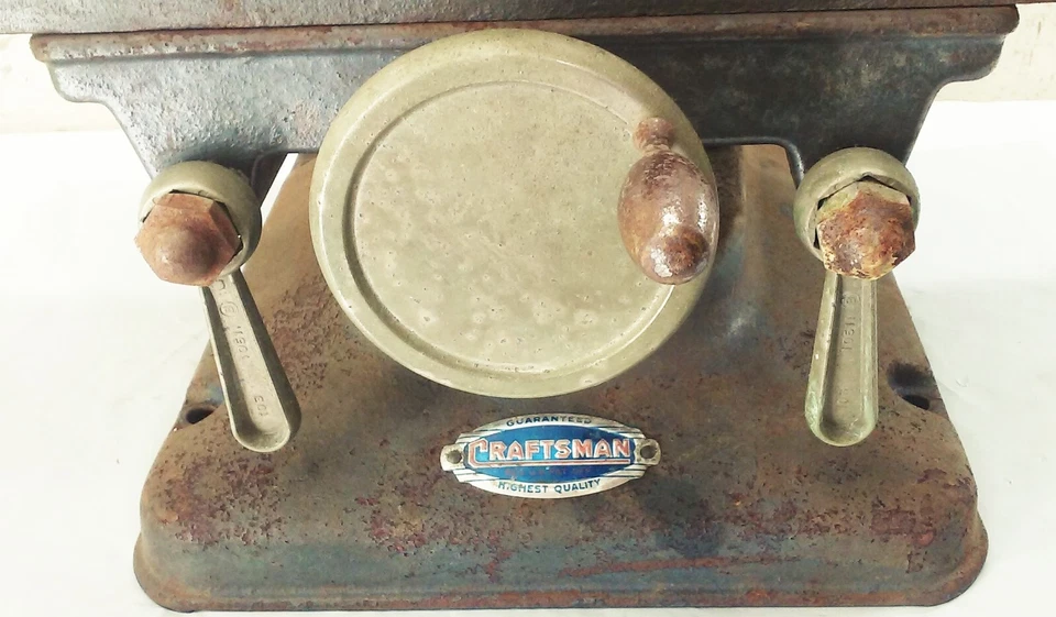 Cepilladora de madera Craftsman azul 103.1801 cabeza alienígena espesor 6" x 2" EE. UU. RESTAURAR Foto 4 de 4