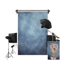 Kate 10x20ft/3m W x6m H Large Blue Backdrops Seamless Retro Blue Background...