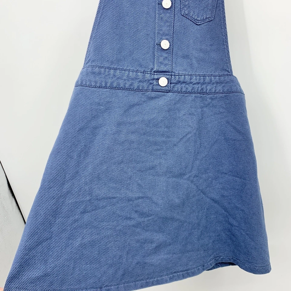 Levis Kids Girls Size XL Dress Overalls Bib Jumper Blue Cotton Denim Jean Adjust - Image 4 of 4