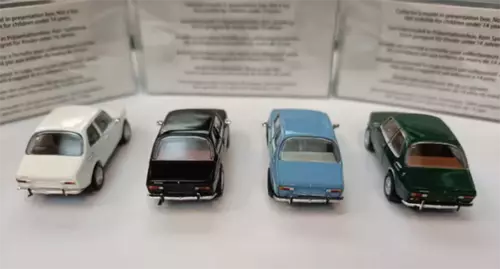 1/87 Plastic car model Saab 99 1980 gift collection 4 color - Picture 4 of 13