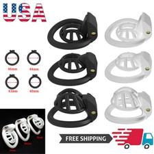2022 Cobra Male Chastity Device Positive/Negative With 4 Rings Super Small cage