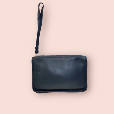 COACH Vintage Zip Top Clutch Travel Collection Luxury Designer