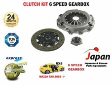 FOR MAZDA RX8 1.3 2.6 2003-> NEW 3 PIECE CLUTCH KIT 6 SPEED MANUAL TRANSMISSION