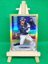 2022 Topps Chrome Gold Refractor #'d 04/50 Tatsuhiro Tamura Chiba Lotte Marines