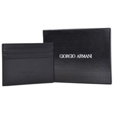 Giorgio Armani Men's Card Holder Leather