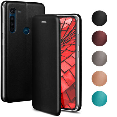Handy Tasche für Motorola Moto G8 Power Schutzhülle Book Case Dünn Handy Hülle