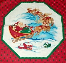 Vintage Handmade Christmas Pillowcase