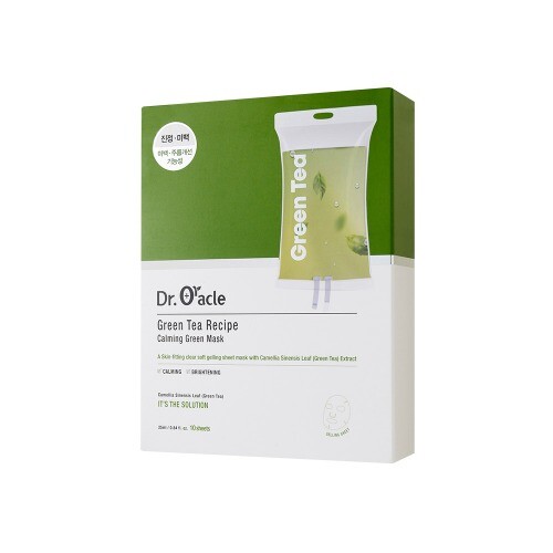 DR ORACLE Green Tea Рецепт успокаивающей зеленой маски для лица из зеленого чая НАБОР 20 мл х 10 шт 5690₽