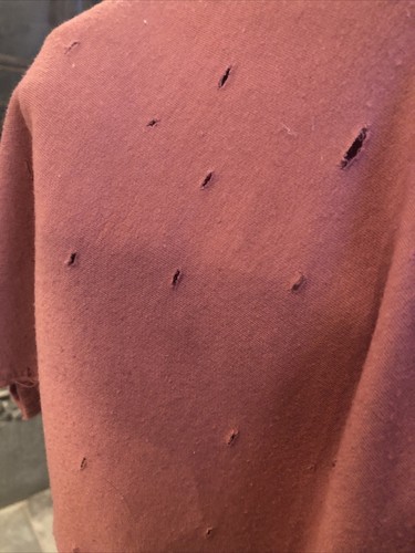 Love J Mauve Rose Cold Shoulder Long Sleeve Sweatshirt Size Medium/Holes Detail - Picture 11 of 11