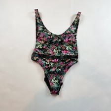 NWOT Victoria's Secret Swimsuit S One Piece Floral Shine Strap B1336