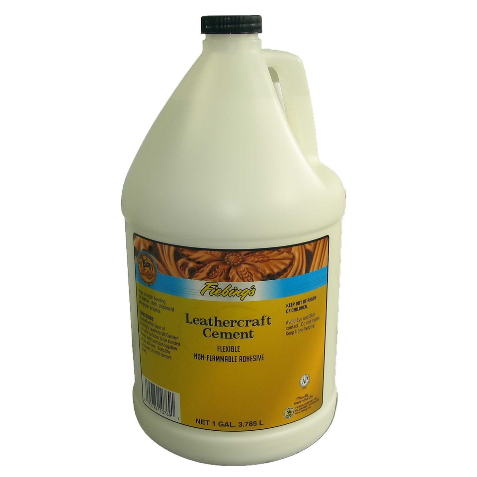Fiebing's Leathercraft Cement 1 Gallon Tanners Bond Leather Adhesive eBay