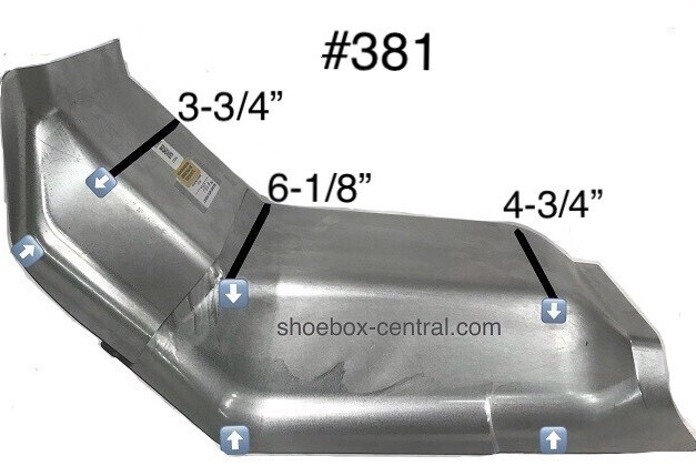 1949 1950 1951 Ford Car Oversized Transmission Hump Cover