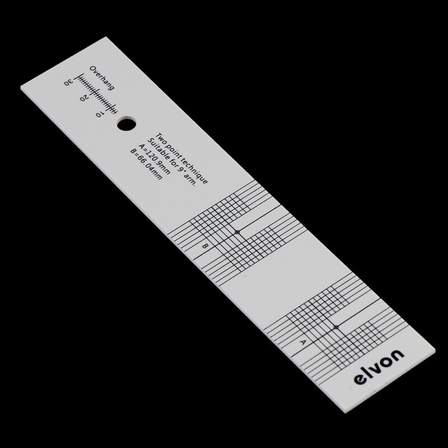 Pickup Calibration Distance Gauge Protractor Phono Cartridge Stylus