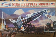 Atlantis Models - 1:40 Nike Hercules Missile US Army Model Kit, New, Sealed