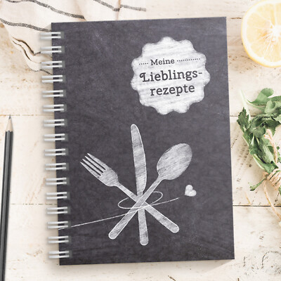 DIY Rezeptbuch zum selberschreiben & gestalten: DIN A5 Kochbuch, Ringbuch, 70 S.