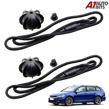 2X Boot Parcel Shelf String Cord Tonneau Strap For VW Golf MK5 MK6 MK7 PLUS GTI